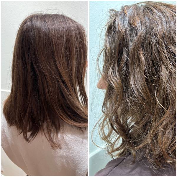Salon de coiffure à Lyon dans le Rhône pour une mise en forme WAVY permanente pour cheveux longs