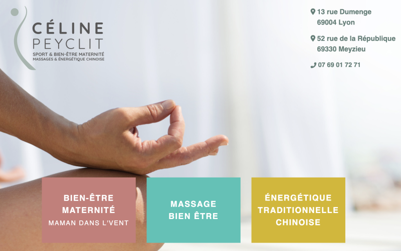 Massage Femme enceinte à Lyon 4 Céline Peyclit. Sporte et Bien-être Maternité